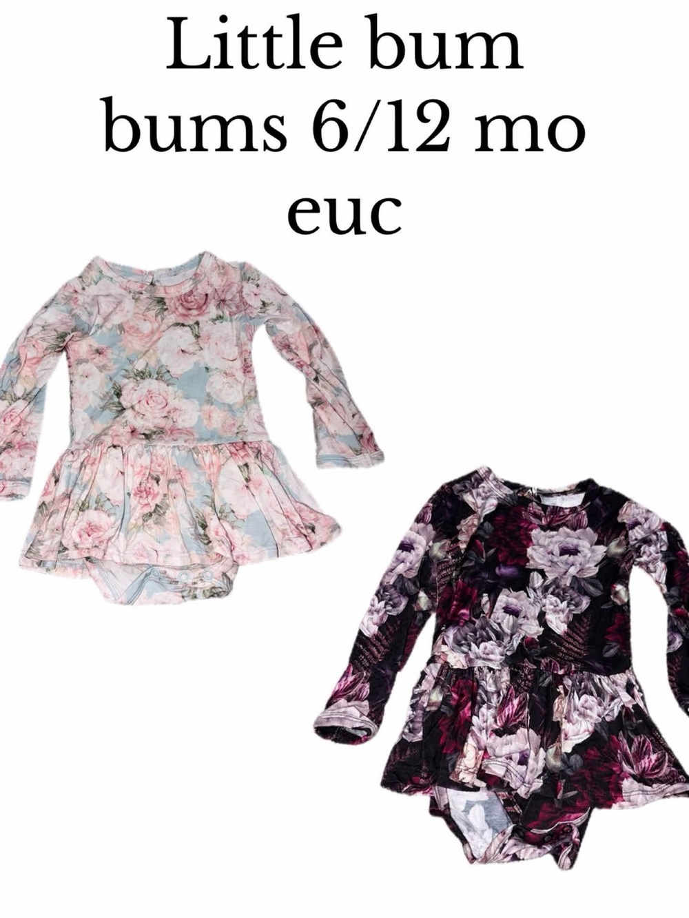 Little bum bums 6-12 month baby girl bamboo bundle